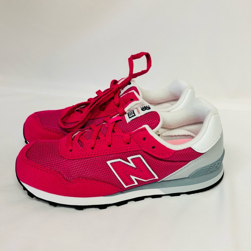 New Balance® 515 V1 Grade School Kids' Shoes Pink & White Size 2